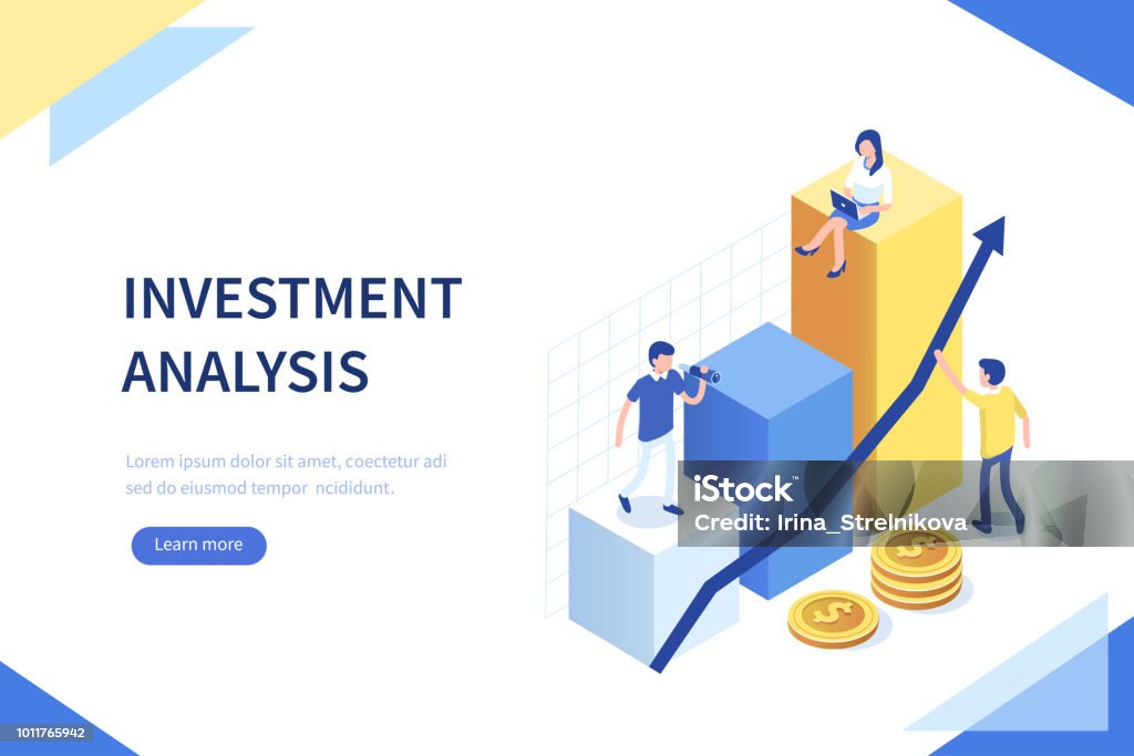 Investment-Analyse - Lizenzfrei Wachstum Vektorgrafik