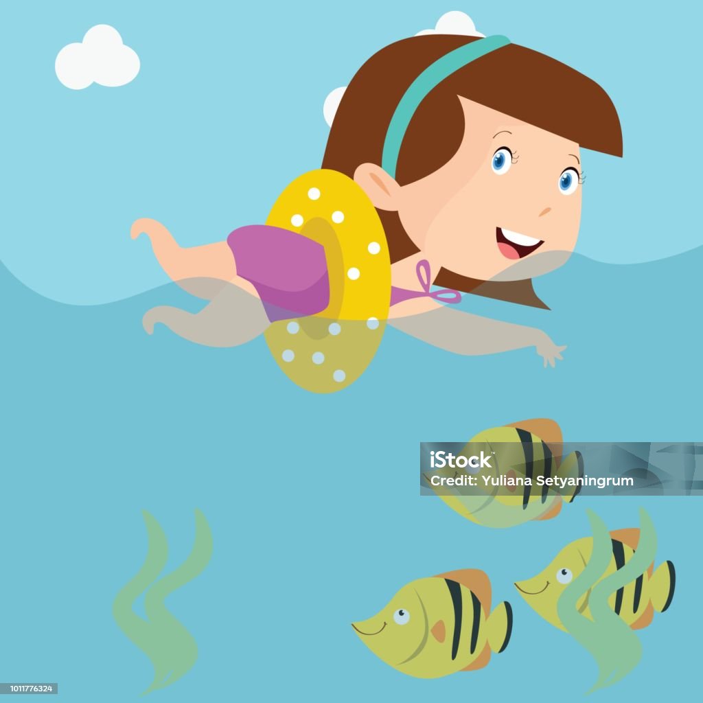 Ilustración de Personaje De Dibujos Animados De Lindo Niño Nadando Con Peces Pequeños Del Mar De Verano y más Vectores Libres de Derechos de Alegre - iStock Ilustración de Personaje De Dibujos Animados De Lindo Niño Nadando Con Peces Pequeños Del Mar De Verano y más Vectores Libres de Derechos de Alegre - iStock