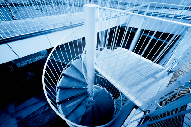 istock Glass curtain wall building in modern cities 1011784588