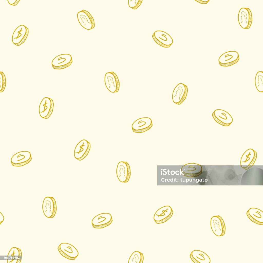 Vector Coins Texture Stock Illustration - Download Image Now ...