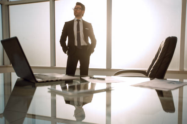 istock workplace of the businessman 1011795568