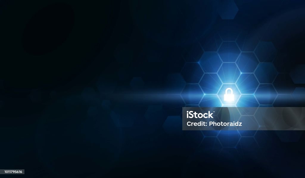 Nechre Background Security Network Background With Sunrise Vector Illustration Stock ...