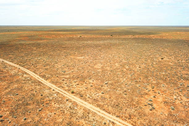istock Aerial view of the Nullarbor Plain 1011827908