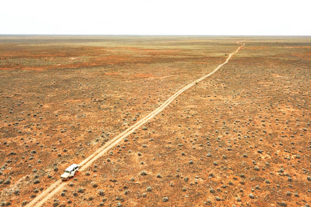 Aerial view of the Nullarbor Plain