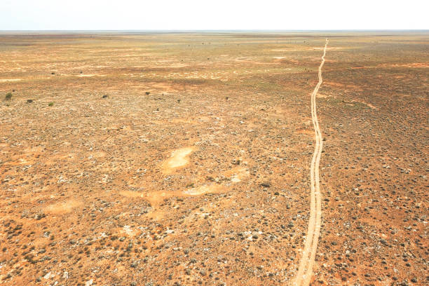 istock Aerial view of the Nullarbor Plain 1011828224