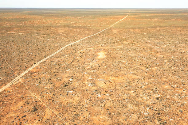 istock Aerial view of the Nullarbor Plain 1011828344