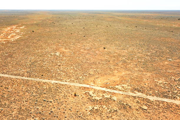 istock Aerial view of the Nullarbor Plain 1011828406