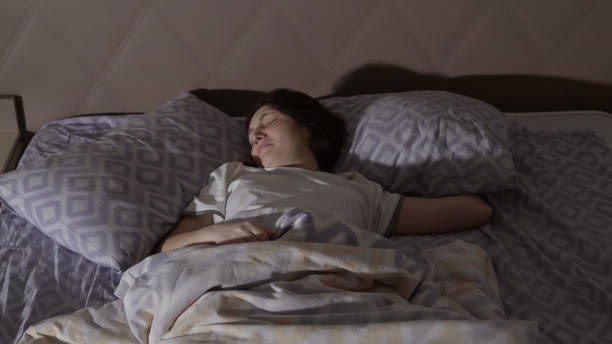 istock Young brunette woman having a nightmare. Restless dreams 1011836434