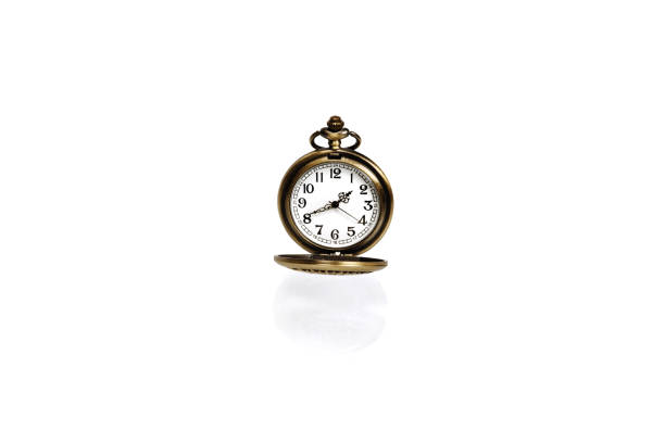 istock A vintage pocket watch on a white background close-up. There is a way. 1011853614