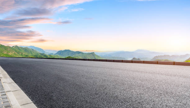 istock Asphalt highway and mountain natural landscape 1011864102