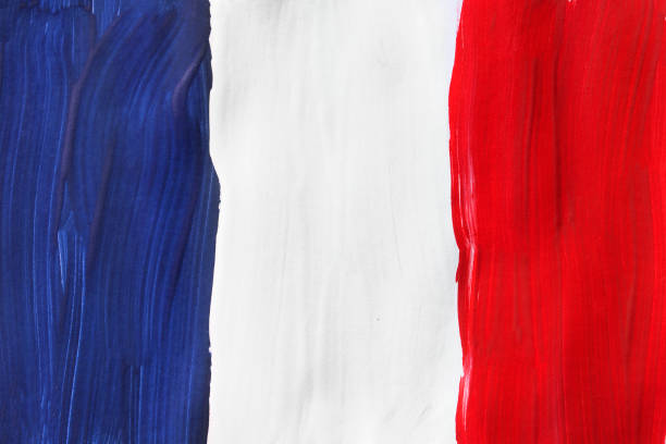 istock Painted French flag 1011867254
