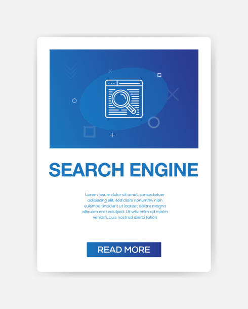 SEARCH ENGINE ICON INFOGRAPHIC SEARCH ENGINE ICON INFOGRAPHIC environment computer cloud leadership stock illustrations