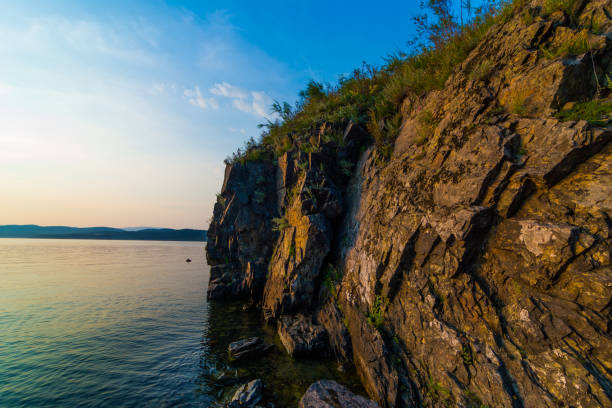 istock Sunset at the lake Turgoyak 1011870858