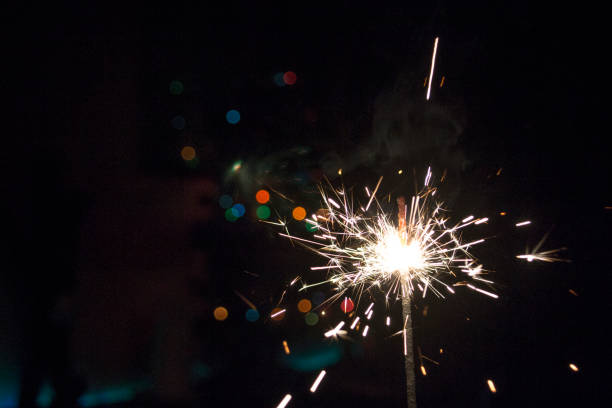 istock Sparkler New Year Christmass Decoration 1011871994