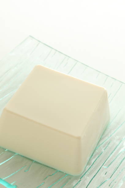istock Tofu on glass plate 1011881160