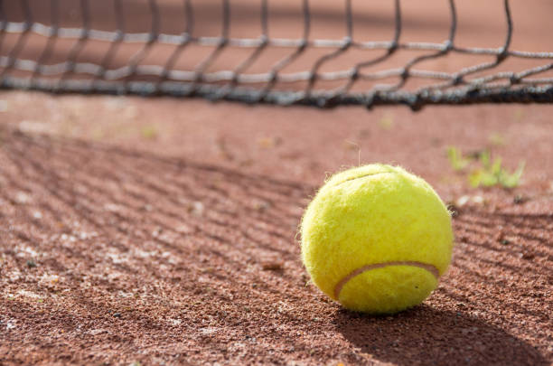 istock Tennis ball close up 1011892536