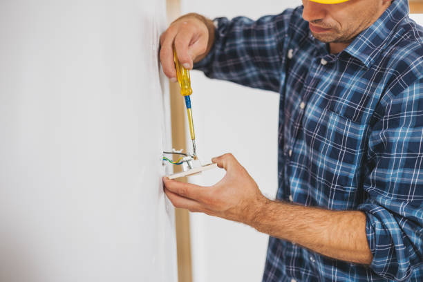 istock Electrician connecting wires 1011906328