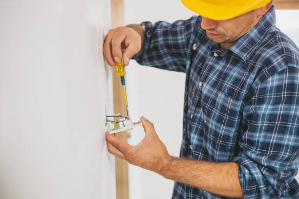 istock Electrician connecting wires 1011906336