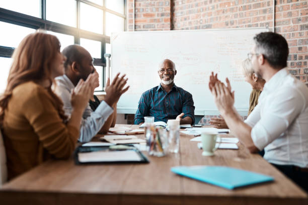istock They are impressed with the progress the business is making 1011920064