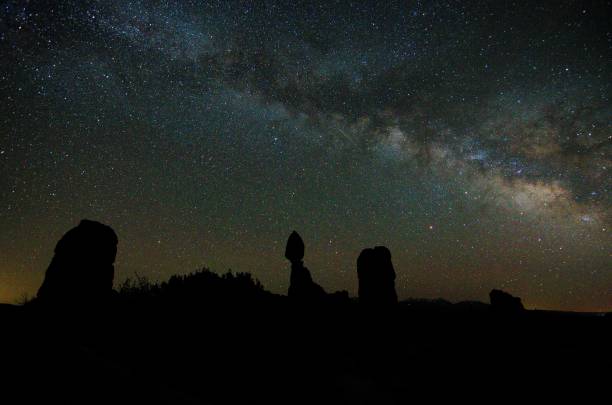 istock Milky Way at Balanced Rock Arches National Park Utah 1011925140