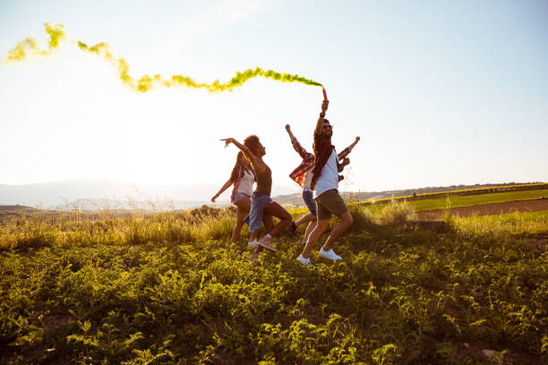 istock Party with friends outdoors 1011954894