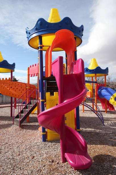 istock Colorful playground in the park 1011964468