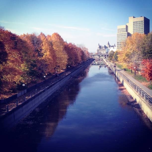 istock Autumn day on the Rideau Canal 1011971522