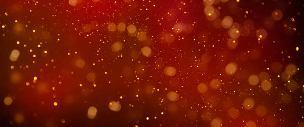 istock Christmas light background.  Holiday glowing backdrop. Defocused Background With Blinking Stars. Blurred Bokeh. 1011977030