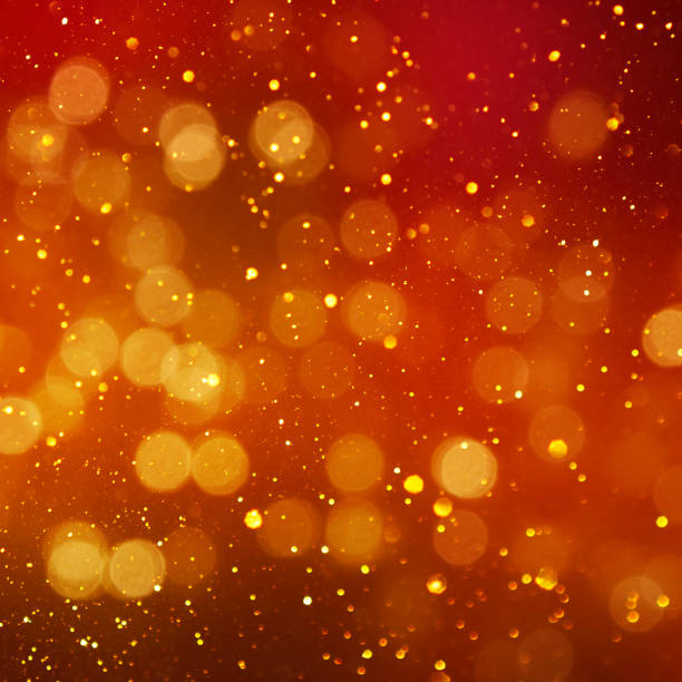 istock Christmas light background.  Holiday glowing backdrop. Defocused Background With Blinking Stars. Blurred Bokeh. 1011977270