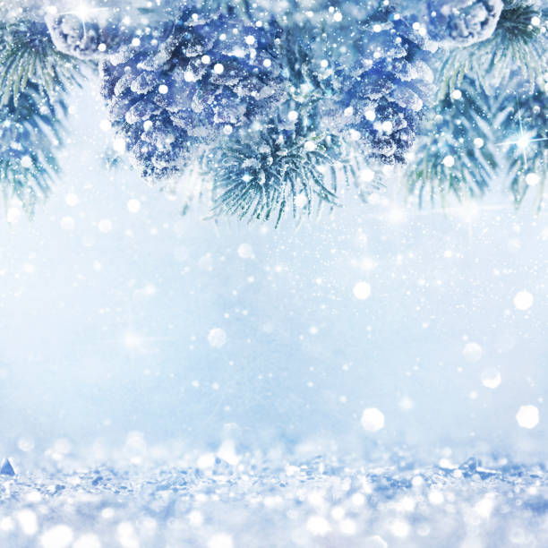 istock Christmas light background.  Holiday glowing backdrop. Defocused Background With Blinking Stars. Blurred Bokeh. 1011977692