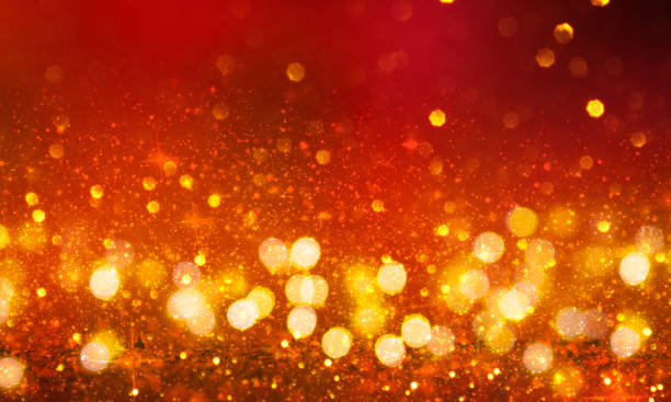 istock Christmas light background.  Holiday glowing backdrop. Defocused Background With Blinking Stars. Blurred Bokeh. 1011977694