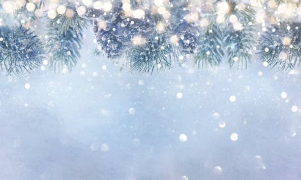 istock Christmas light background.  Holiday glowing backdrop. Defocused Background With Blinking Stars. Blurred Bokeh. 1011982088