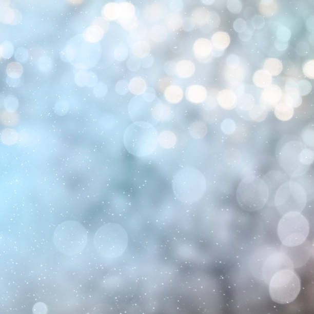 istock Christmas light background.  Holiday glowing backdrop. Defocused Background With Blinking Stars. Blurred Bokeh. 1011982266