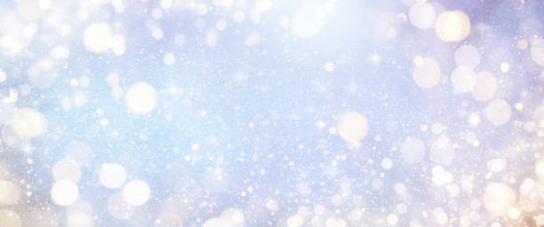 istock Christmas light background.  Holiday glowing backdrop. Defocused Background With Blinking Stars. Blurred Bokeh. 1011983626