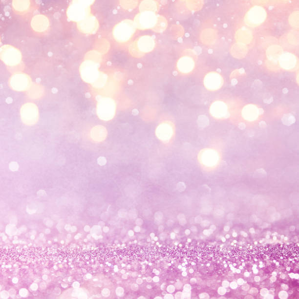 istock Christmas light background.  Holiday glowing backdrop. Defocused Background With Blinking Stars. Blurred Bokeh. 1011983936
