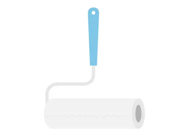 Vector illustration of lint roller