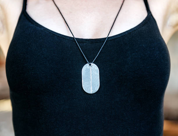 istock military token on the neck 1011984824