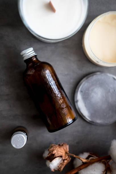 istock Natural spa cosmetic products flatlay 1011987734