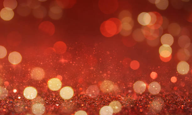 istock Christmas light background.  Holiday glowing backdrop. Defocused Background With Blinking Stars. Blurred Bokeh. 1011987908