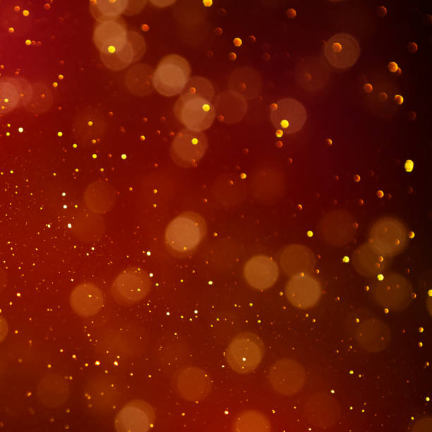 istock Christmas light background.  Holiday glowing backdrop. Defocused Background With Blinking Stars. Blurred Bokeh. 1011988310