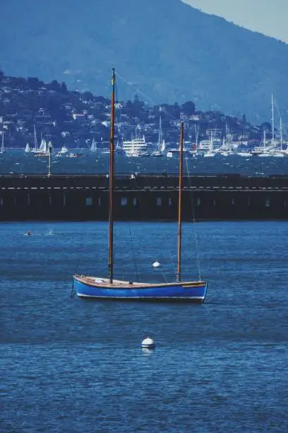 Sailboat in the bay area