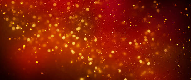 istock Christmas light background.  Holiday glowing backdrop. Defocused Background With Blinking Stars. Blurred Bokeh. 1011989432
