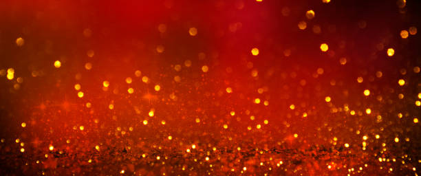 istock Christmas light background.  Holiday glowing backdrop. Defocused Background With Blinking Stars. Blurred Bokeh. 1011989536