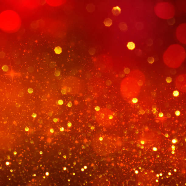 istock Christmas light background.  Holiday glowing backdrop. Defocused Background With Blinking Stars. Blurred Bokeh. 1011989596