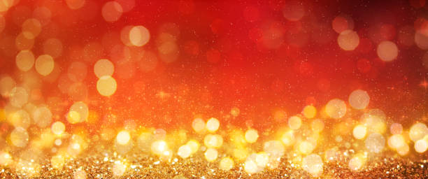 istock Christmas light background.  Holiday glowing backdrop. Defocused Background With Blinking Stars. Blurred Bokeh. 1012002832