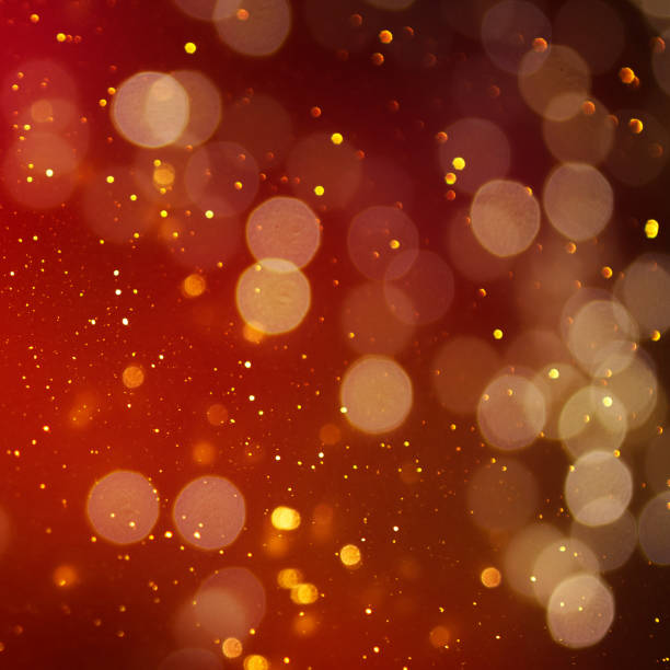 istock Christmas light background.  Holiday glowing backdrop. Defocused Background With Blinking Stars. Blurred Bokeh. 1012003070