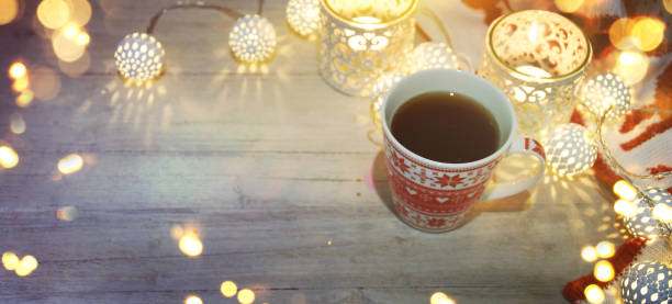 istock Christmas cozy decoration and lighting 1012004630