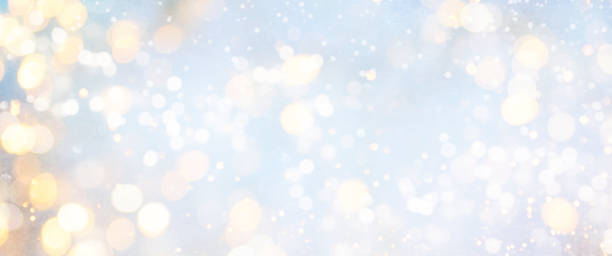 istock Christmas light background.  Holiday glowing backdrop. Defocused Background With Blinking Stars. Blurred Bokeh. 1012009286
