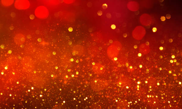 istock Christmas light background.  Holiday glowing backdrop. Defocused Background With Blinking Stars. Blurred Bokeh. 1012010412