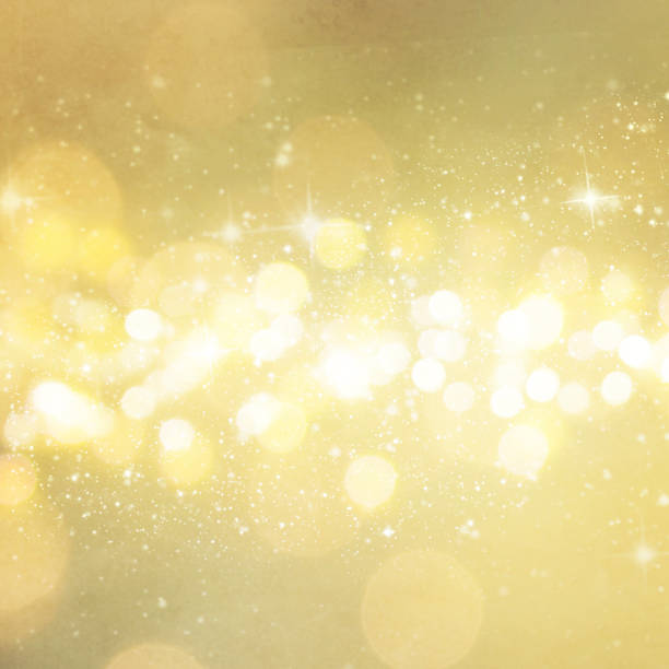 istock Christmas light background.  Holiday glowing backdrop. Defocused Background With Blinking Stars. Blurred Bokeh. 1012010954